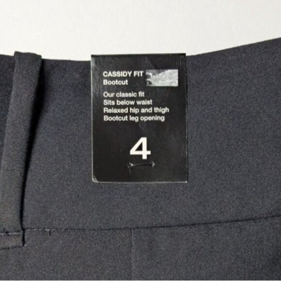 The Limited Cassidy Pants Womens Size 4 Bootcut NWT Black Work Business Trouser - Picture 5 of 8